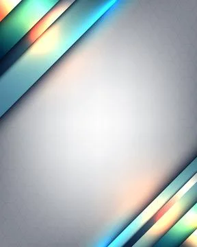 Abstract technology background with glowing diagonal metallic panels and he.. Stock-Illustration