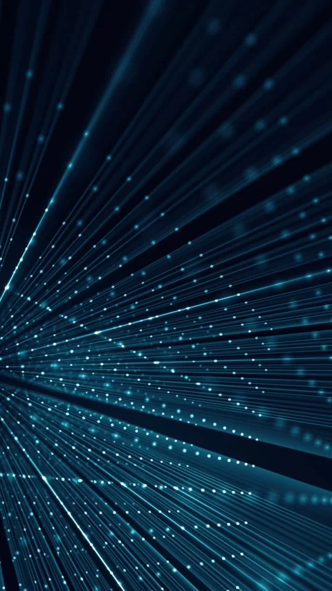 Abstract technology background with glowing digital data connections Stock Footage 333242364