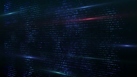 Abstract Technology Background With Glowing Lines Loop Stock Footage 164041278