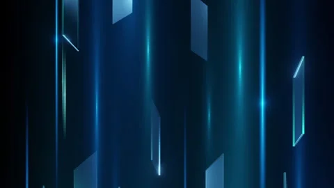 Abstract Technology Background with Glowing Panels Vídeos de archivo 296282048