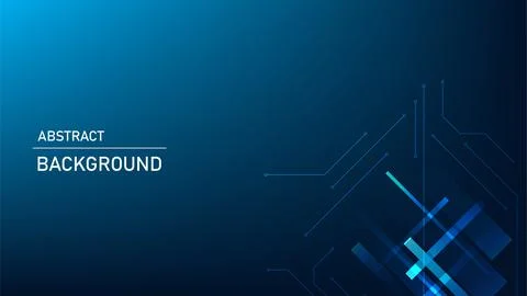 Abstract Technology Background with Gradient Colors and Circuit Lines, Mode.. Stockillustratie