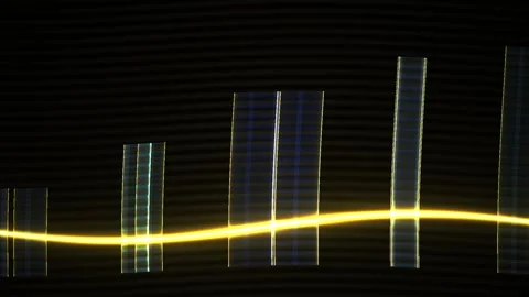 Abstract Technology Background with Grid Lines. Stock Footage 339991695