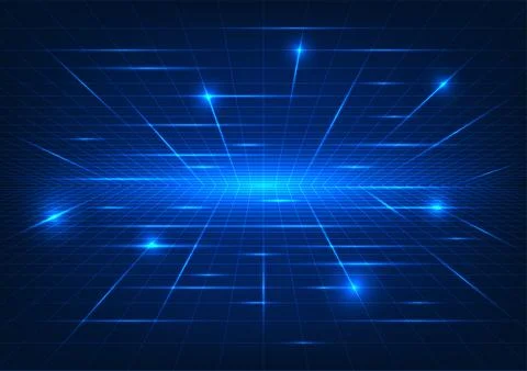 Abstract technology background. Grid lines overlay to create an interesting.. Illustrazione stock