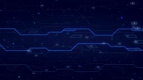 Abstract technology background Head-up display HUD graphic user interface Stock Footage 129390235