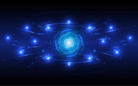 Abstract technology background Hi-tech communication concept innovation backg Stock Illustration