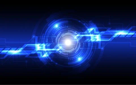 Abstract technology background Hi-tech communication concept innovation backg Stock Illustration