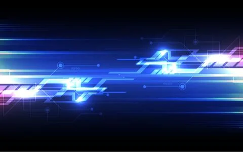 Abstract technology background Hi-tech communication concept innovation backg Stock Illustration