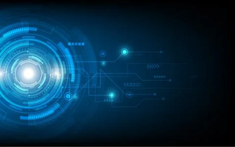 Abstract technology background Hi-tech communication concept innovation backg Stock Illustration