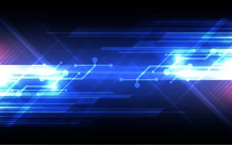 Abstract technology background Hi-tech communication concept innovation backg Stock Illustration