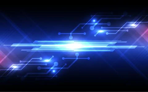 Abstract technology background Hi-tech communication concept innovation backg Stock Illustration