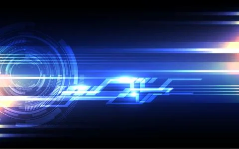 Abstract technology background Hi-tech communication concept innovation backg Stock Illustration