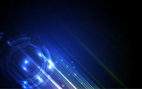 Abstract technology background Hi-tech communication concept innovation backg Stock Illustration