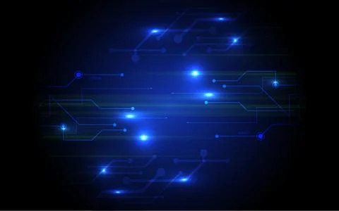 Abstract technology background Hi-tech communication concept innovation backg Stock Illustration