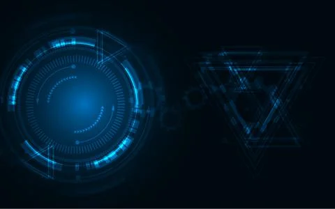 Abstract technology background Hi-tech communication concept futuristic innov Stock Illustration