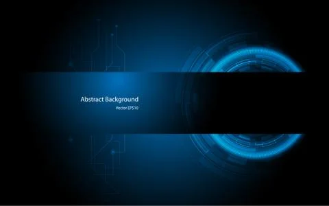 Abstract technology background Hi-tech communication concept futuristic digit Stock Illustration