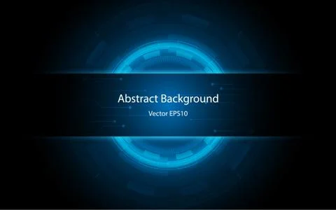 Abstract technology background Hi-tech communication concept futuristic digit Stock Illustration