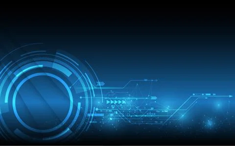 Abstract technology background Hi-tech communication concept innovation backg Stock Illustration