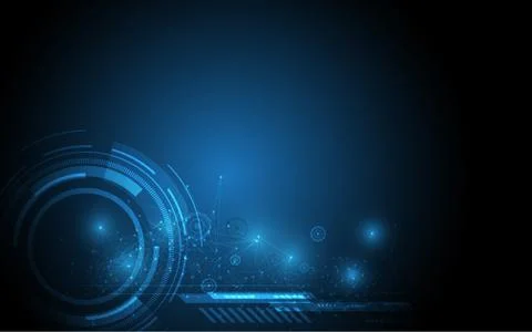 Abstract technology background Hi-tech communication concept innovation backg Stock Illustration