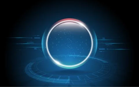 Abstract technology background Hi-tech communication concept innovation backg Stock Illustration