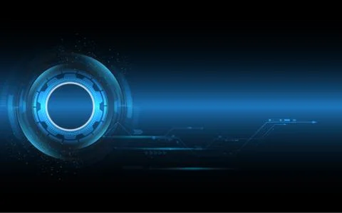 Abstract technology background Hi-tech communication concept innovation backg Stock Illustration