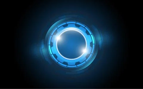 Abstract technology background Hi-tech communication concept innovation backg Stock Illustration