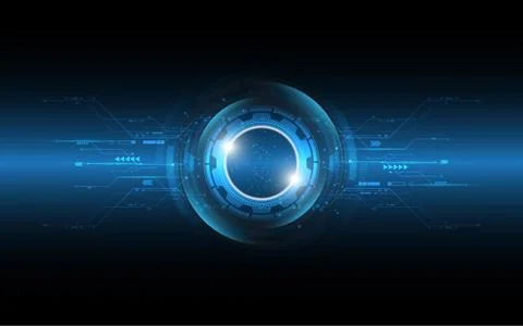 Abstract technology background Hi-tech communication concept innovation backg Stock Illustration