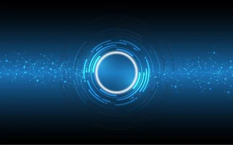 Abstract technology background Hi-tech communication concept innovation backg Stock Illustration