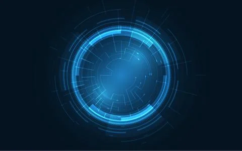 Abstract technology background Hi-tech communication concept innovation backg Stock Illustration