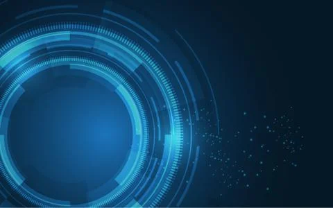 Abstract technology background Hi-tech communication concept innovation backg Stock Illustration