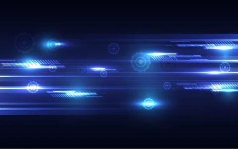 Abstract technology background Hi-tech communication concept innovation backg Stock Illustration