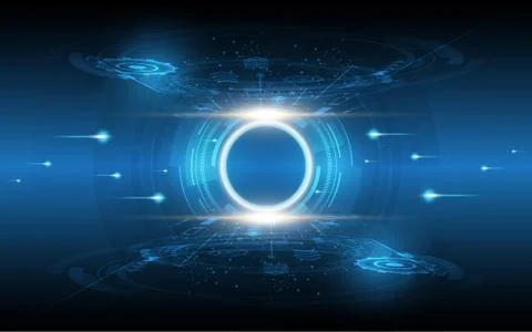 Abstract technology background Hi-tech communication concept innovation backg Stock Illustration