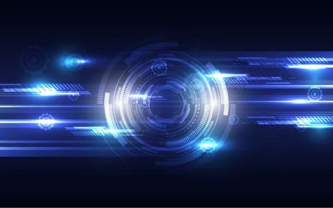 Abstract technology background Hi-tech communication concept innovation backg Stock Illustration