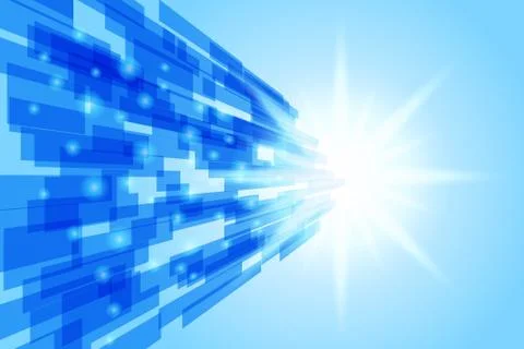 Abstract technology background Hi tech communication  digital  background Stock Illustration