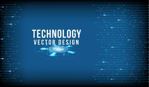 Abstract technology background Hi-tech communication concept, technology, dig Stock Illustration