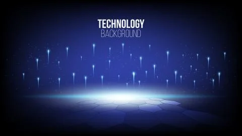 Abstract technology background Hi-tech communication concept, technology, dig Stock Illustration