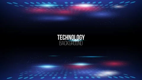 Abstract technology background Hi-tech communication concept, technology, dig Stock Illustration