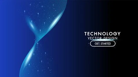 Abstract technology background Hi-tech communication concept, technology, dig Stock Illustration