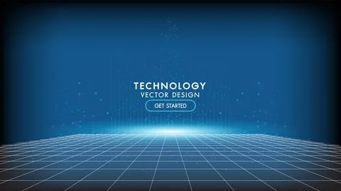 Abstract technology background Hi-tech communication concept, technology, dig Stock Illustration