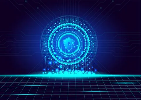 Abstract technology background, hi-tech communication concept, circuit board Stock Illustration