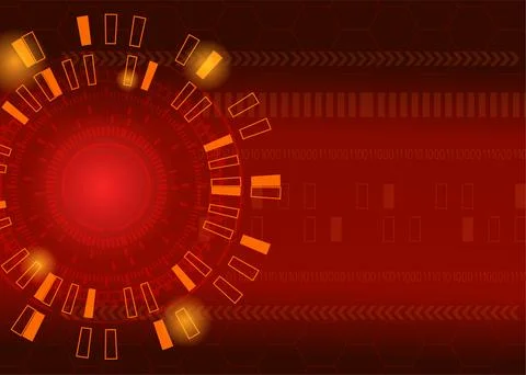 Abstract technology background, hi-tech communication concept Stock Illustration