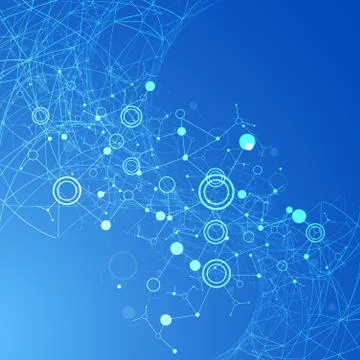 Abstract technology background. Stock Illustration