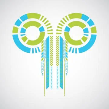 Abstract technology background Stock Illustration