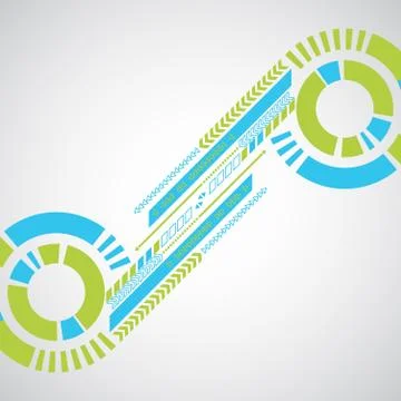 Abstract technology background Stock Illustration