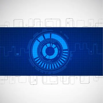 Abstract technology background Stock Illustration