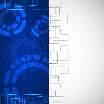 Abstract technology background Stock Illustration