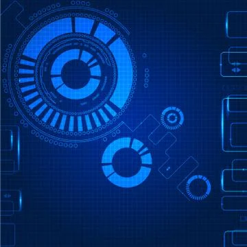 Abstract technology background Stock Illustration