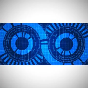 Abstract technology background 스톡 일러스트