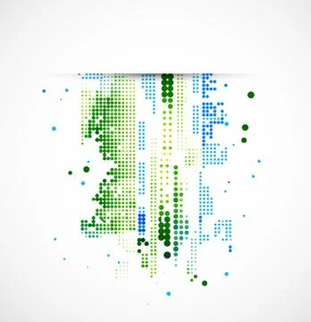 Abstract technology background Stock Illustration