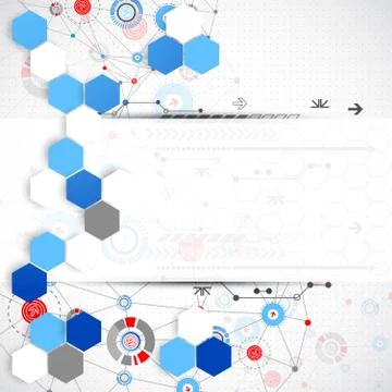 Abstract technology background. Stock Illustration