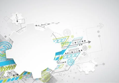 Abstract technology background. Stock Illustration